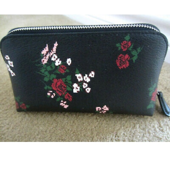 LAST ONE! COACH Floral Cosmetic Bag - Picture 5 of 6